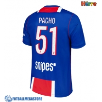 Fotballdrakt Herre Paris Saint-Germain Willian Pacho #51 Hjemmedrakt 2026-27 Kortermet